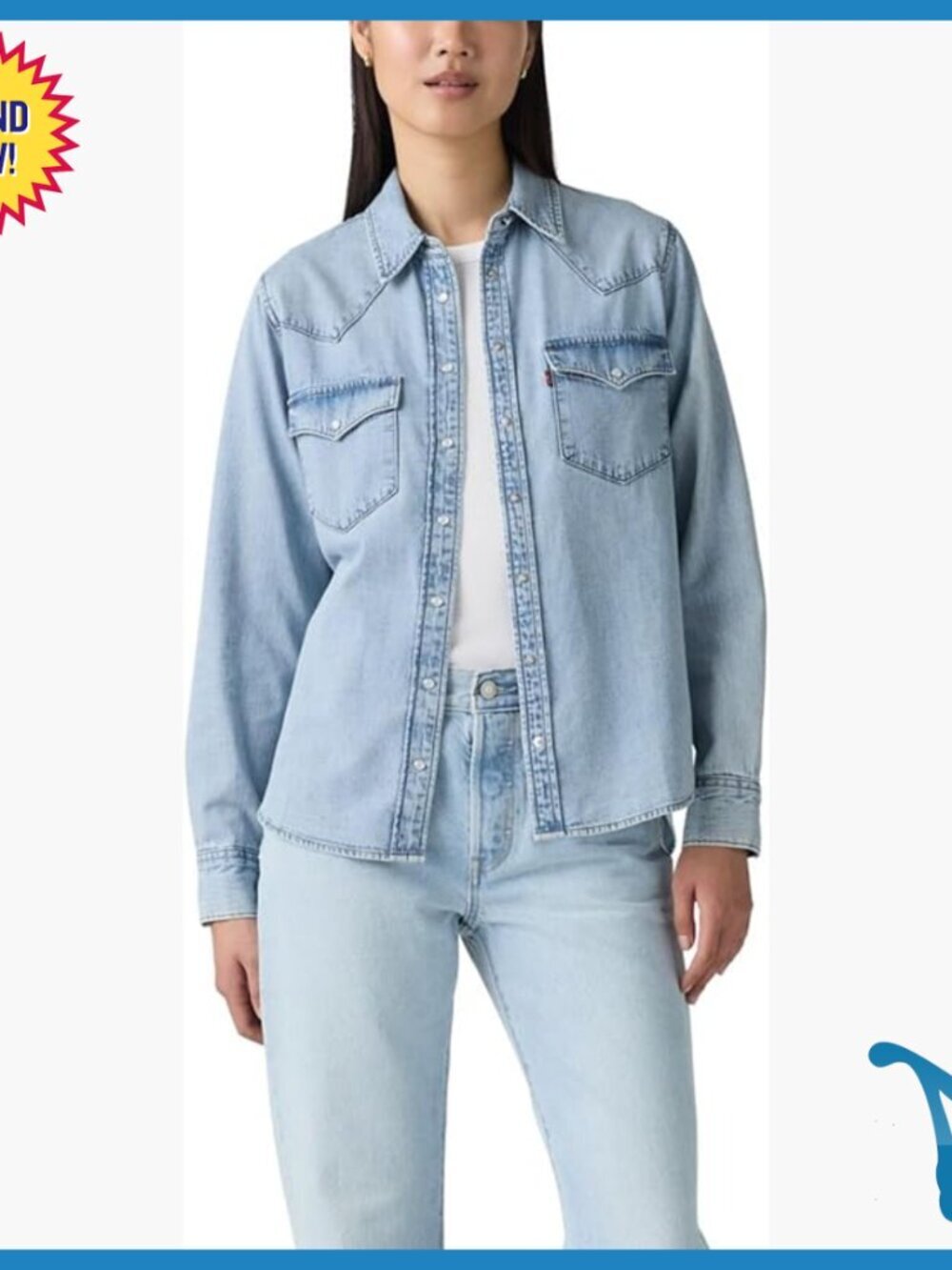 Long Sleeve Button Down Western Shirt with Snap Buttons